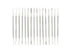 Techni-pro CAS-075-C Carvers Set, 6.5' Oal, 16 Pieces, Double Ended, Stainless New. Price: $30.77.