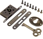 Dophee 1SET Antique Bronze Full Mortise 2.24"X0.79"X0.28", New. Price: $17.66.