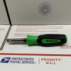 Snap On Tools Large Marine Flat Slot Screwdriver Green New SGD155CG. Price: $65.95.