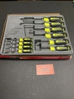 Snap-on Tools Usa 10PC Hiviz Soft Grip Phillips & Flat Head Screwdriver Sets Used. Price: $200.00.