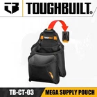 Toughbuilt Mega Supply Pouch - Versatile Tool Belt Organizer Brand. Price: $84.01.