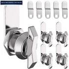 Welluck 5/8 Inch Thumb Operated Offset Cam Lock - Keyless 5PC Chrome. Price: $29.74.