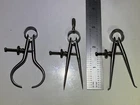Starrett Toolmakers Spring-type Dividers, Solid Nut 274-3, 275-3, 277-3 Used. Price: $69.00.