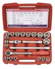 Genius Tools Piece 1/2" Dr. Metric Hand Socket Set EU-422M New. Price: $129.77.