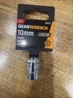 Apex GWR80132 Gearwrench 1/4" Drive 6 Point Standard Metric Socket 10MM New. Price: $8.00.