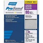 Norton Prosand 07660768174 Sanding Sheet, Tan, 11 L, 9 W, Coarse, 80 Grit, New. Price: $30.80.