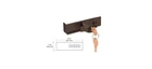 Crl TDK7DUKA Duranodic Bronze Stick-on Showcase Lock Keyed Alike New. Price: $43.07.