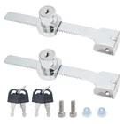 Qjaiune 2 Pack Sliding Glass Door Showcase Display Lock, Ratchet Lo... New. Price: $11.70.