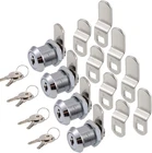 Cabinet Cam Lock, 5/8 Inch Keyed Alike Locks Secure File Drawer Door Mailbox New. Price: $19.22.