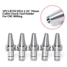 5PCS BT30 ER16 Collet Chuck Tool Holder 2.76" For Cnc, 12000 Rpm New. Price: $70.14.