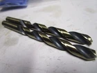 3/8" Cobalt 135 Split Point Black And Gold Finish Fmt Jobber Drill Qty 2 New. Price: $18.00.