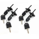 Tbwhl 4 Pcs - Zinc Alloy Drawer Lock With Keys, 16MM Different Key, Black New. Price: $18.98.