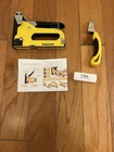 Upholstery Gun Heavy Duty, Yeahome 4-IN-1 Stapler With 1000 Staples Used. Price: $15.45.