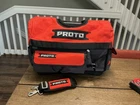 Proto J120TB 10 Pocket Industrial Open Tote Tool Bag Grey/ Red Used. Price: $98.99.