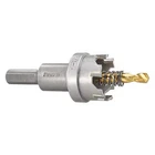 Starrett SM29 Carbide Tipped Hole Saw, 1.1/8", 29MM New. Price: $32.59.