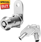 Tubular Cam Lock With 1-1/2" Cylinder Chrome Finish, Keyed Alike, Rv Replaceme New. Price: $23.71.
