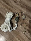Klein Tools H1802-30SR And Tackle, Blocks 267/268, Anchor Hook 259 New. Price: $175.00.