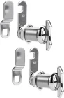 1-1/8" Thumb Operated Offset Cam Lock, Rv Compartment Latch, Non-locking New. Price: $17.53.