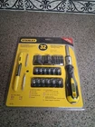Stanley 32 Piece Multi-bit Ratcheting Screwdriver Set New. Price: $13.00.