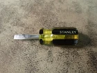 Stanley 66-161 100 Plus Slotted Stubby Screwdriver 1/4" Width 3-1/2" Oal (BN113) Open. Price: $8.99.