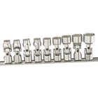 Genius Tools 9 Piece 1/4" Dr. Metric Universal Hand Socket Set (12-POINT) U... New. Price: $65.89.