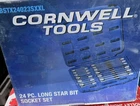 Cornwell CBSTX24023SXXL - Piece 1/4" & 3/8" Drive Long Star Bit Socket Set New. Price: $249.95.