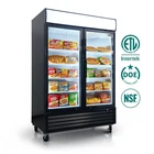 54" Commercial Display Freezer 44.8CUFT,GLASS Door,digital Control,auto Defrost New. Price: $2472.63.