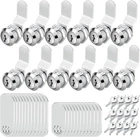 5/8" Cam Locks Keyed Alike - 12 Pack Cabinet Secure Files Dra New. Price: $31.95.