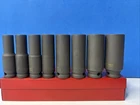 Genius Tools Piece 3/8" Drive Metric Deep Impact Socket Set W/ Case Used. Price: $37.00.