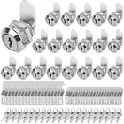 Cylinnda Cabinet Locks With Keys, 5/8" Cam Keyed Inch, 20 Pack New. Price: $56.48.