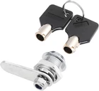 16MM Zinc Cam Lock With 2 Keys - Tubular For Cabinet, Mailbox, Drawer, Ward New. Price: $10.58.