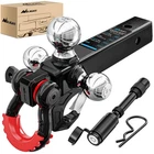 Nilight Trailer Hitch Tri-ball Mount With Hook And Rotatable Tow Anti-theft 3... New. Price: $134.25.