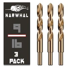 Narwhal 9/16 Inch Drill Bits (3 Pack - Industrial Grade M35 Cobalt) 1/... New. Price: $58.88.