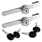 Wooch Sliding Glass Door Ratchet Lock With 5-1/2 Inches 2PACK, Chrome New. Price: $13.09.