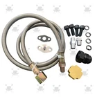 Universal Turbo Oil Line Feed Kit & Return Drain Flange TR35702 Pan Plug New. Price: $38.50.
