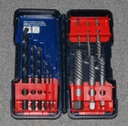 Bosch 12-PIECE BSPE6D High-carbon Steel Spiral Flute Screw Extractor & Drill Set Used. Price: $15.99.