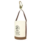 Klein Canvas Bucket, Leather Bottom, Connection Points, 12-INCH -new No Package Open. Price: $105.00.
