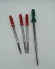 Vintage Lot Of 4 Quick-wedge 1838-1736 Screw-holding Screwdriver 5/8" &11 1/2" Used. Price: $44.99.