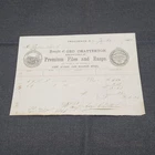 1861 Receipt For Tools Geo Chatterton Files Rasps Rhode Island Usa Antique Used. Price: $20.00.