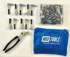 Zephyr Kwik-lok Cleco Fasteners + Pliers Clamps W/ Bag (KZ1S50-5/32SG) New. Price: $67.00.