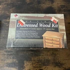 Vintage Plaid Distressed Wood Kit Tarnished Metallics 30074 Faux Finish Nos Nip New. Price: $10.00.