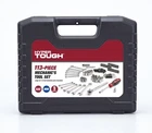 Hyper TOUGH113 Piece 1/4 And 3/8 Inch Drive Sae Mechanics Tool Set,new Condition. Price: $28.66.
