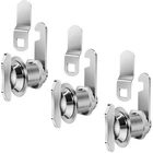 Sissinda Thumb Operated Offset Cam Lock, 5/8" Cylinder Fits On 3/8" Max Door ... New. Price: $19.57.