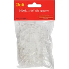 Do 1/16 In. White Hard Tile Spacers (300-PACK) 308455 Sim Supply, Inc. New. Price: $10.80.