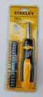 Stanley STHT60129 Multi Bit Ratcheting Screwdriver Set 15 Piece, New. Price: $19.98.