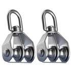 Twours Pulley 304 Stainless Steel Double Block Small M25, 2PCS New. Price: $41.21.