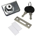 Rlecs Door Glass Lock With Keyed Alike,cabinet Display Double, Silver New. Price: $14.69.
