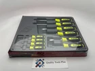 Snap-on Tools New SGDX6040HV 10-PC Soft Combo Instinct Screwdriver Set Hi Viz. Price: $300.00.