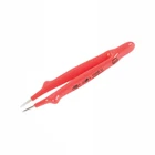 Wiha 75215 Insulated Straight Blunt Tip Tweezers, 6" New. Price: $41.44.