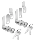 Bates- Cabinet Locks With Keys, 1-1/2", Pack, Long Cam Silver New. Price: $13.85.